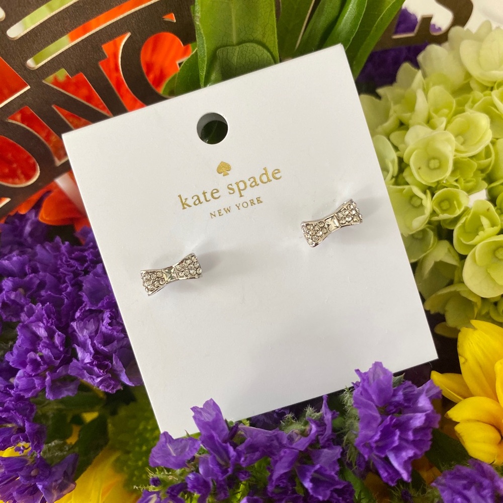 Kate Spade ♠️ Silver Bow Earrings